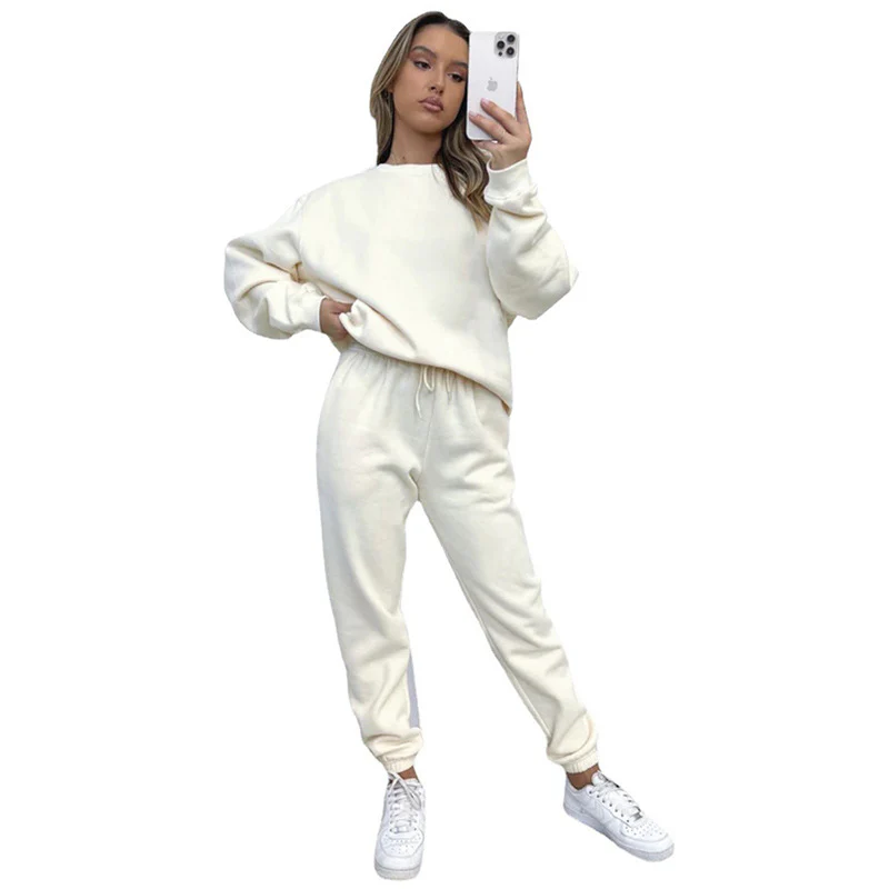 Damen bequeme Sweatshirt und Jogginghose Freizeitanzug Heidi-Mode - Image 10