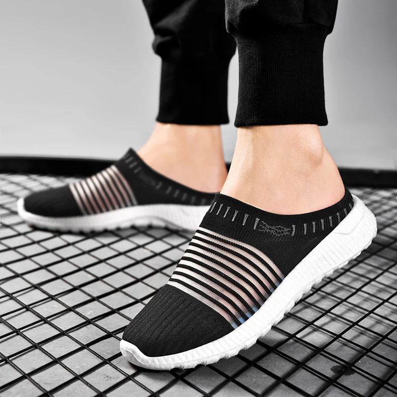 Damen Bequeme und atmungsaktive Slip-On Sneakers mit flexiblem Design Heidi Mode