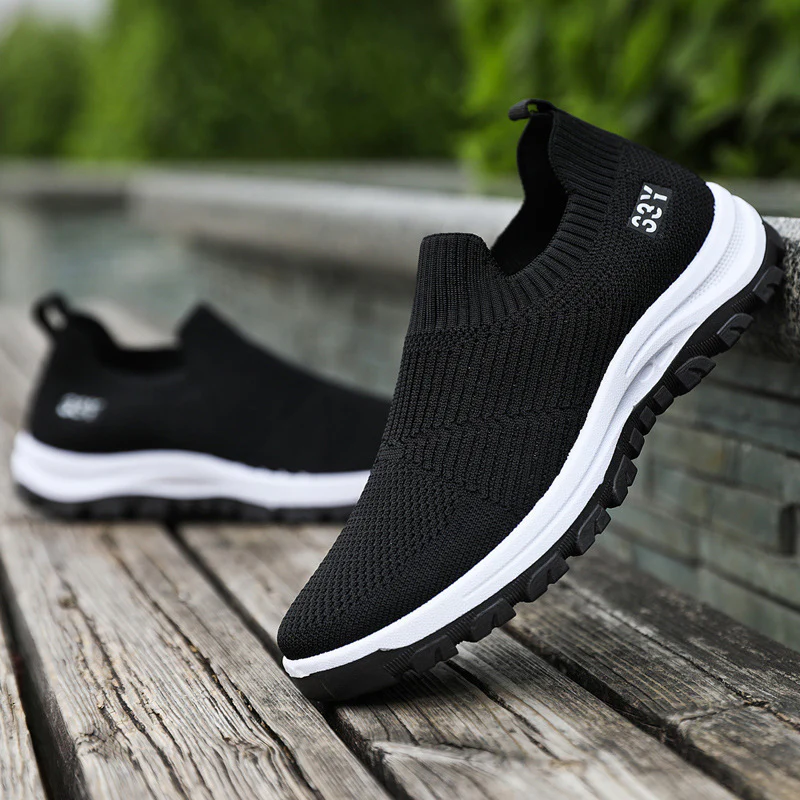 Damen Bequeme und atmungsaktive Slip-On Sportschuhe mit rutschfester Sohle Heidi Mode - Image 4