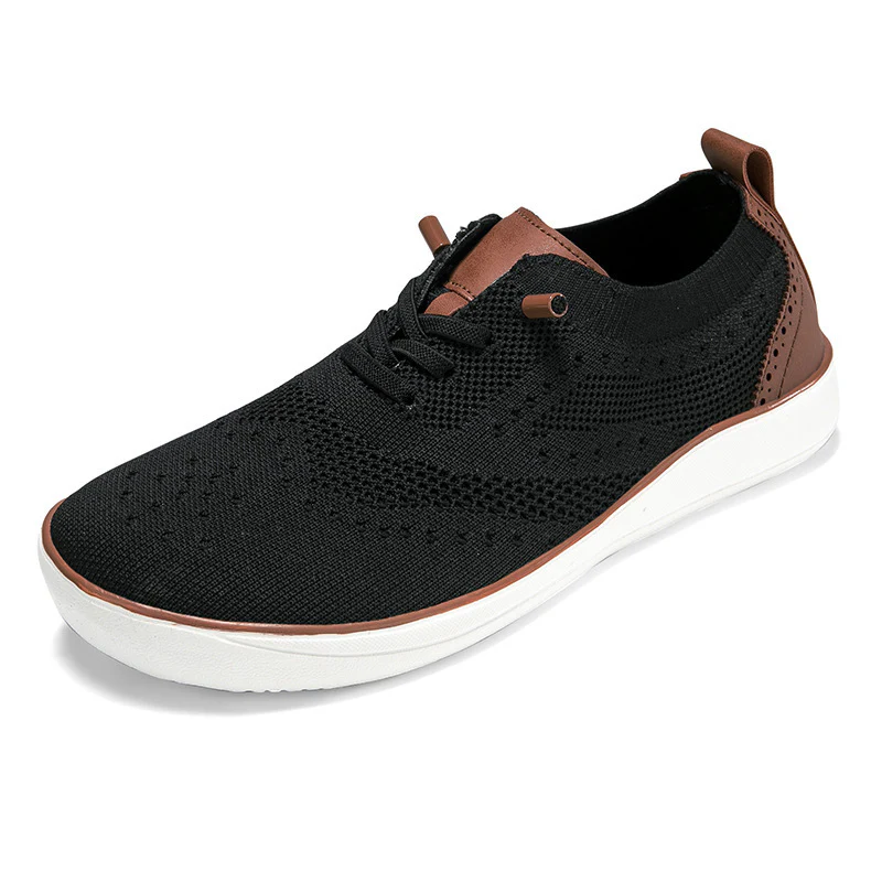 Damen bequeme und atmungsaktive Sneakers mit elastischer Strick-Oberfläche Heidi Mode - Image 9