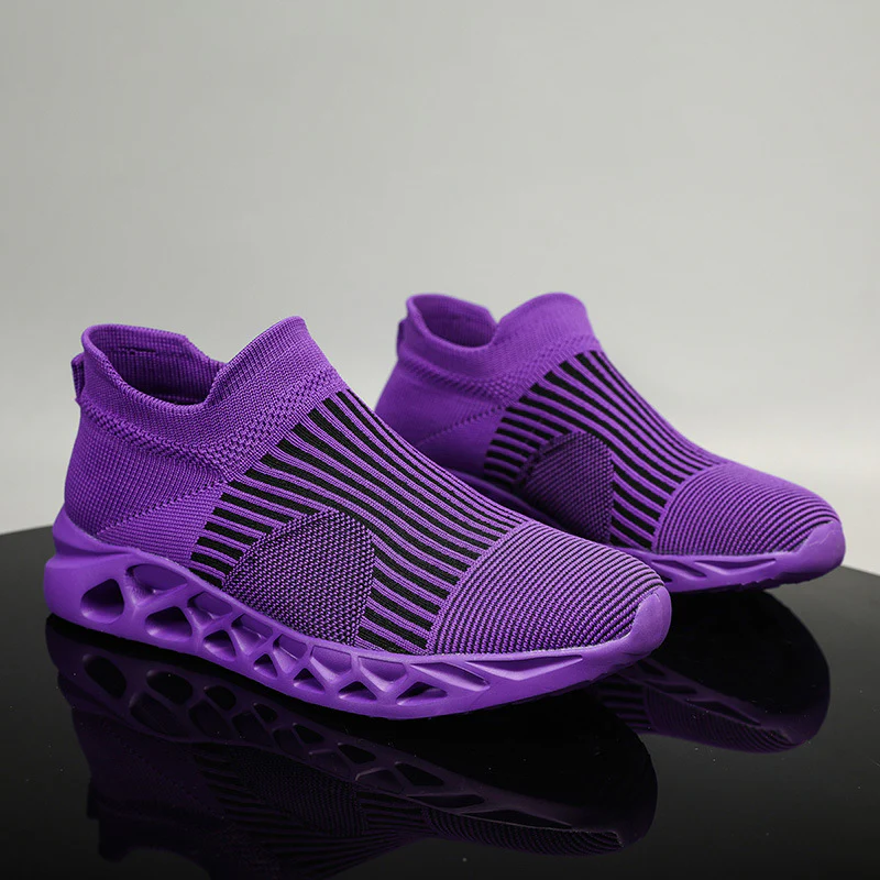 Damen Bequeme und atmungsaktive Sportschuhe mit flexiblem Design Heidi Mode - Image 3