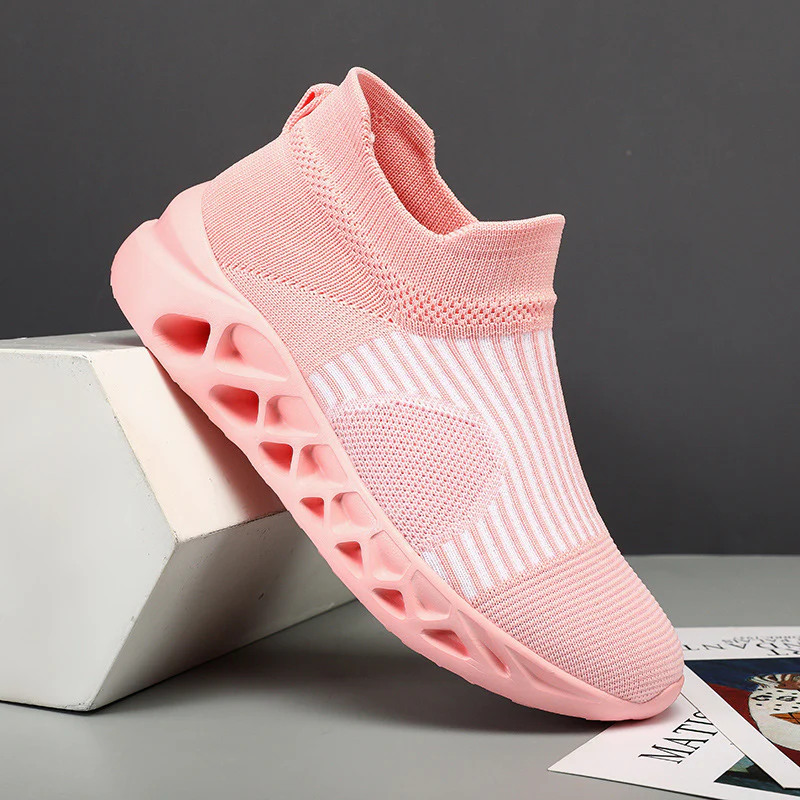Damen Bequeme und atmungsaktive Sportschuhe mit flexiblem Design Heidi Mode - Image 9