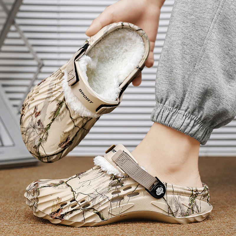 Damen Bequeme und isolierte Hausschuhe mit rutschfester Sohle Heidi Mode