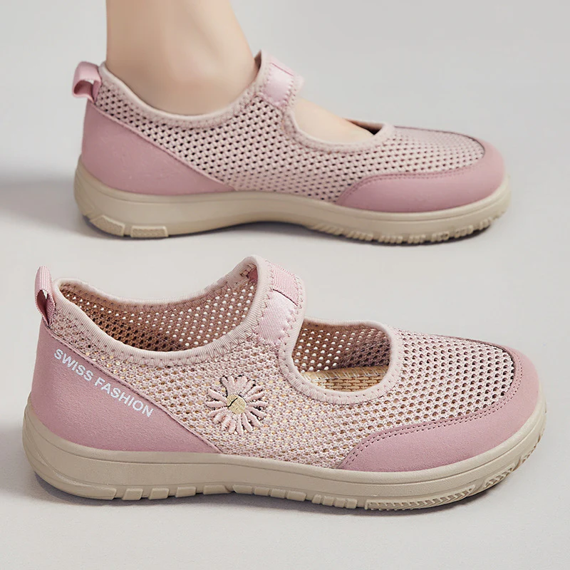 Damen Bequeme und luftige Freizeitschuhe mit verstellbarem Riemen Heidi Mode - Image 2