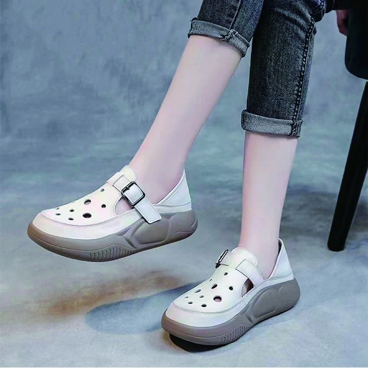 Damen Bequeme und modische Clogs mit verstellbarem Riemen und atmungsaktiver Sohle Heidi Mode - Image 4