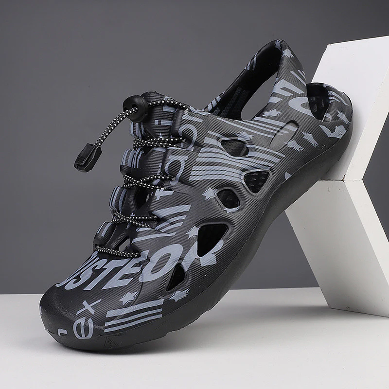 Damen Bequeme und rutschfeste Outdoor-Sandalen mit elastischem Schnürsystem Heidi Mode - Image 8