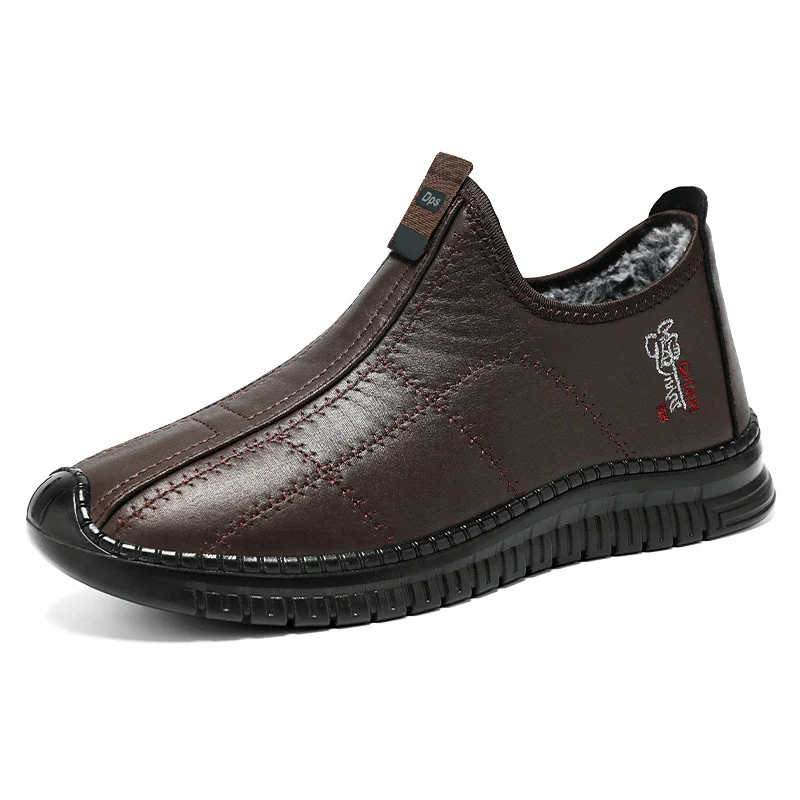 Damen Bequeme und warme Lederhausschuhe mit rutschfester Sohle Heidi Mode - Image 7