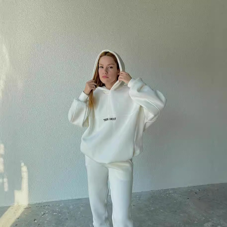 Damen Bequemer Hoodie mit Weitem Schnitt und Praktischen Kängurutaschen Heidi-Mode - Image 4
