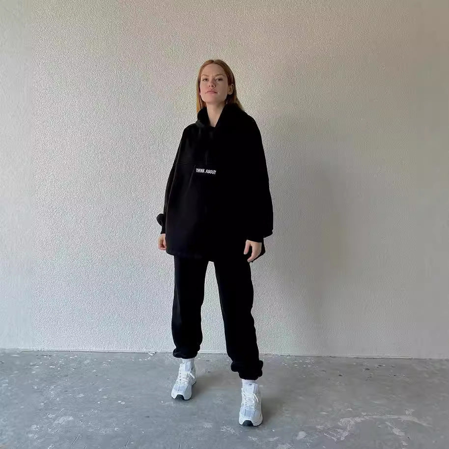 Damen Bequemer Hoodie mit Weitem Schnitt und Praktischen Kängurutaschen Heidi-Mode - Image 5
