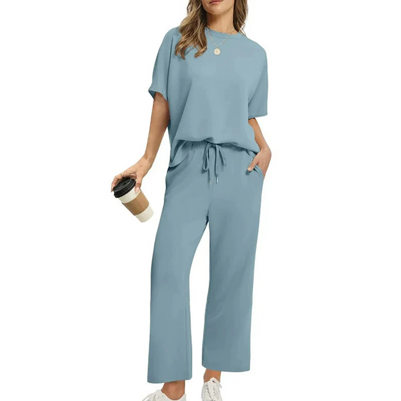 Damen Bequemes Freizeitanzug-Set mit lockerem Schnitt und stilvollen Taschen Heidi-Mode - Image 6