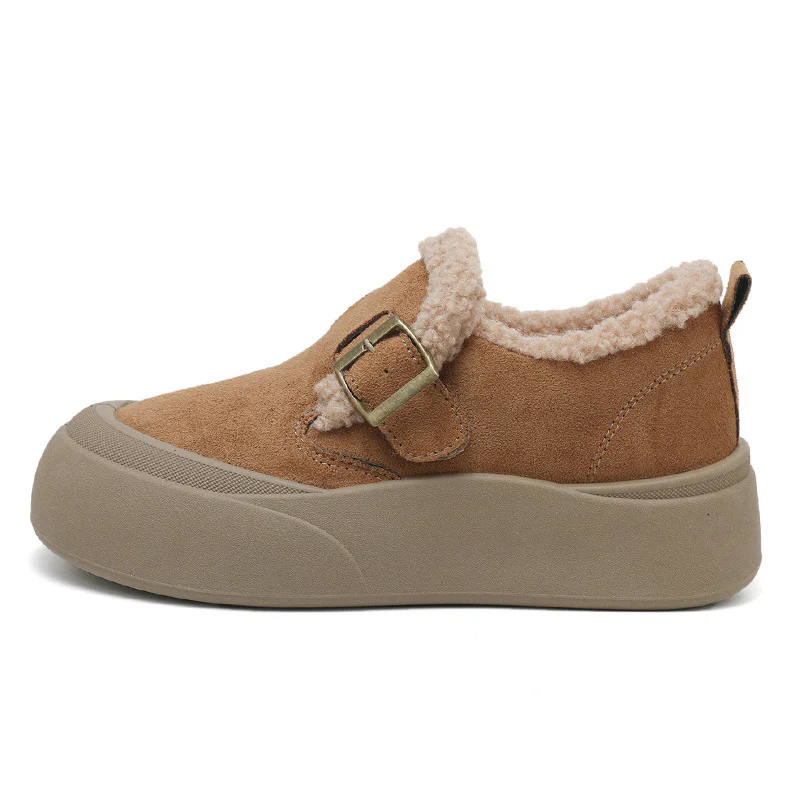 Damen bequemes Slipper mit wärmendem Innenfutter und modischem Schnallen-Design Heidi Mode - Image 5