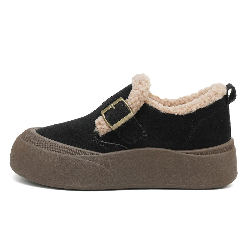 Damen bequemes Slipper mit wärmendem Innenfutter und modischem Schnallen-Design Heidi Mode - Image 8