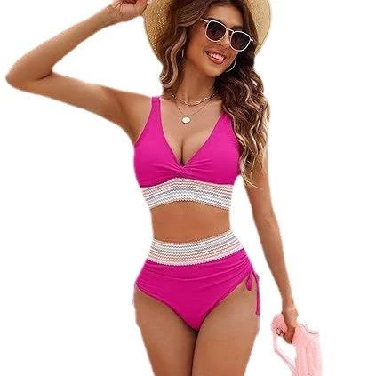Damen Bikini-Set mit Modischem Wickeloberteil und Hochgeschnittenen Unterteilen Heidi-Mode - Image 5