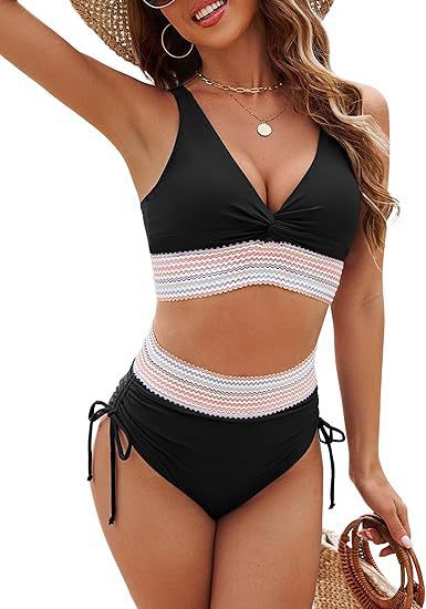Damen Bikini-Set mit Modischem Wickeloberteil und Hochgeschnittenen Unterteilen Heidi-Mode - Image 9
