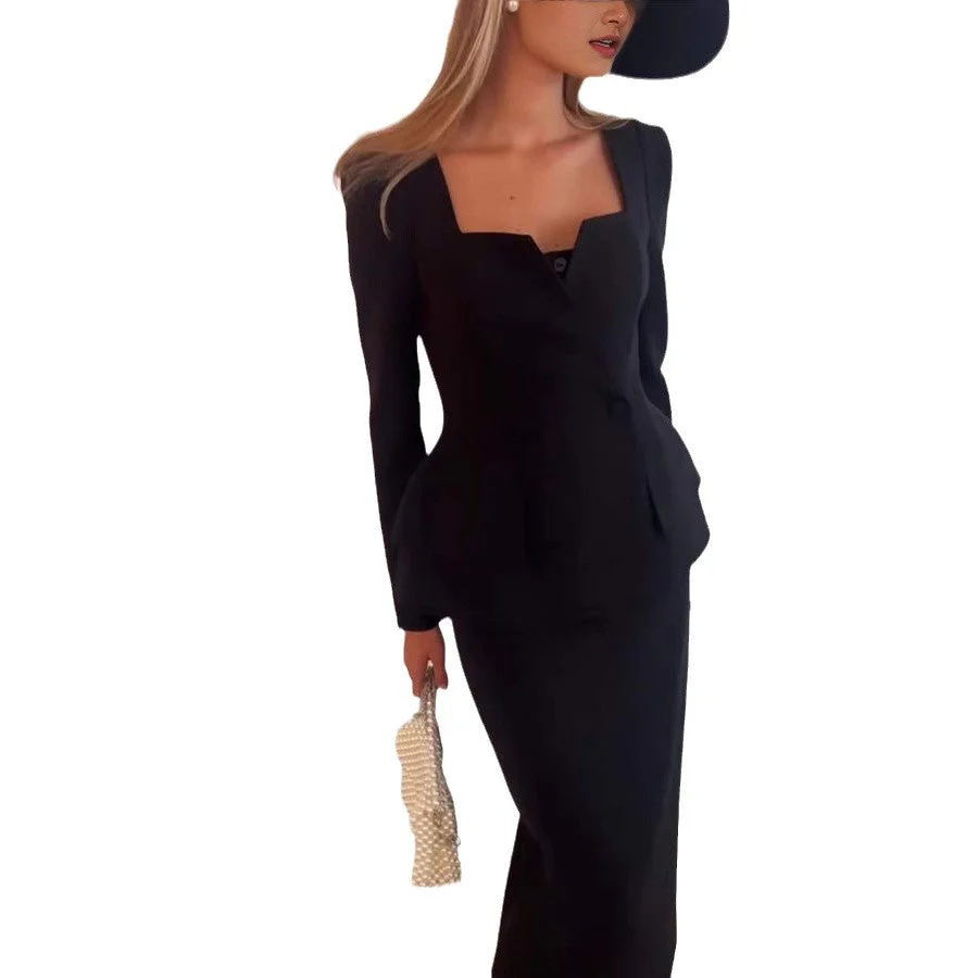 Damen Blazer-Kleid mit Modernem Schnitt und Taillierter Passform Heidi-Mode - Image 5