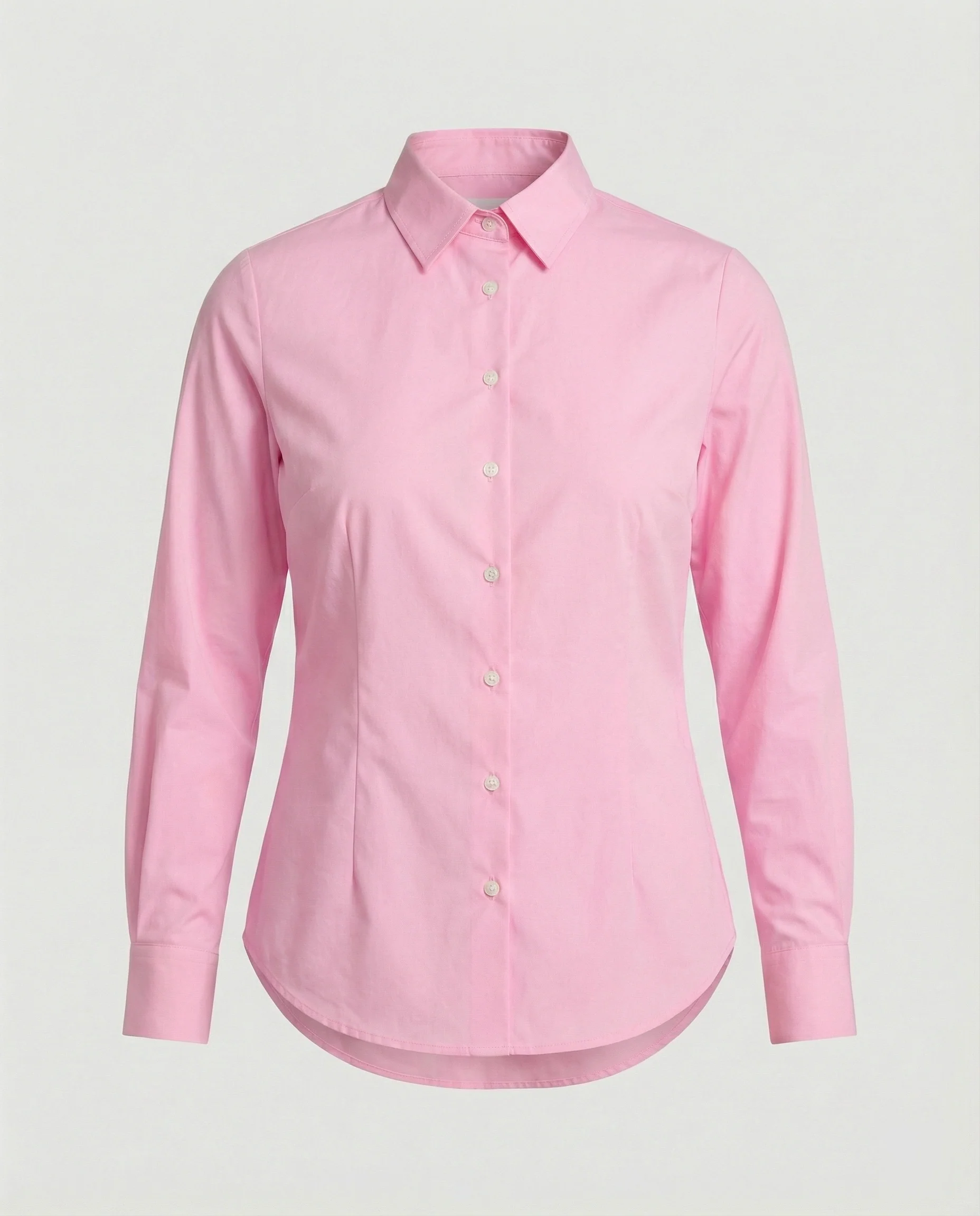 Hemdbluse Damen figurbetont mit Knopfdetails - Image 7