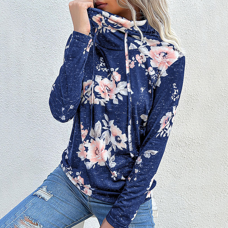 Damen Bluse mit Floralem Design und Modernem Hoody-Ausschnitt Heidi-Mode - Image 19