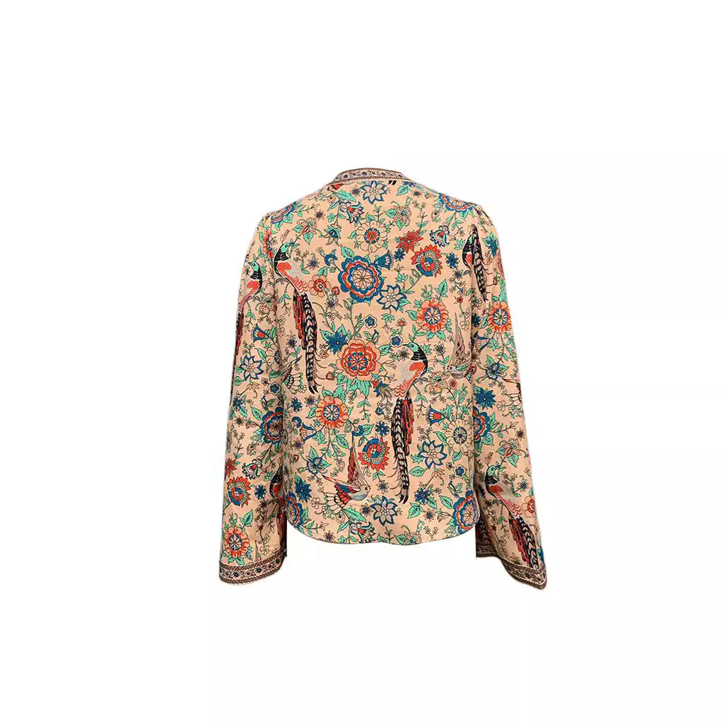 Damen Bluse mit Floralem Muster und Weitem Ärmel Heidi-Mode - Image 3