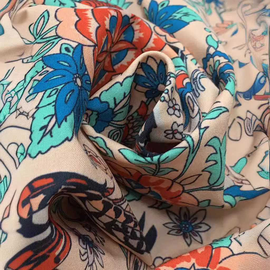 Damen Bluse mit Floralem Muster und Weitem Ärmel Heidi-Mode - Image 4