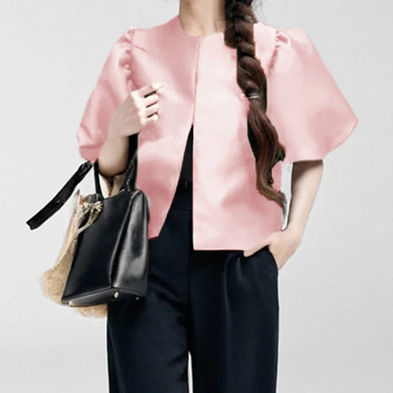 Damen Bluse mit Voluminösen Puffärmeln und Modernem Design Heidi-Mode - Image 6