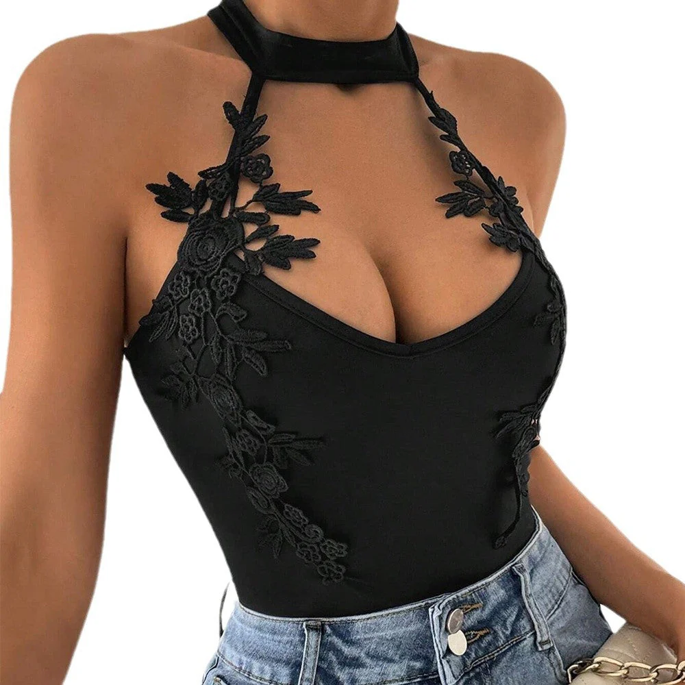 Damen Body mit Elegantem Spitzendetail Heidi-Mode - Image 5