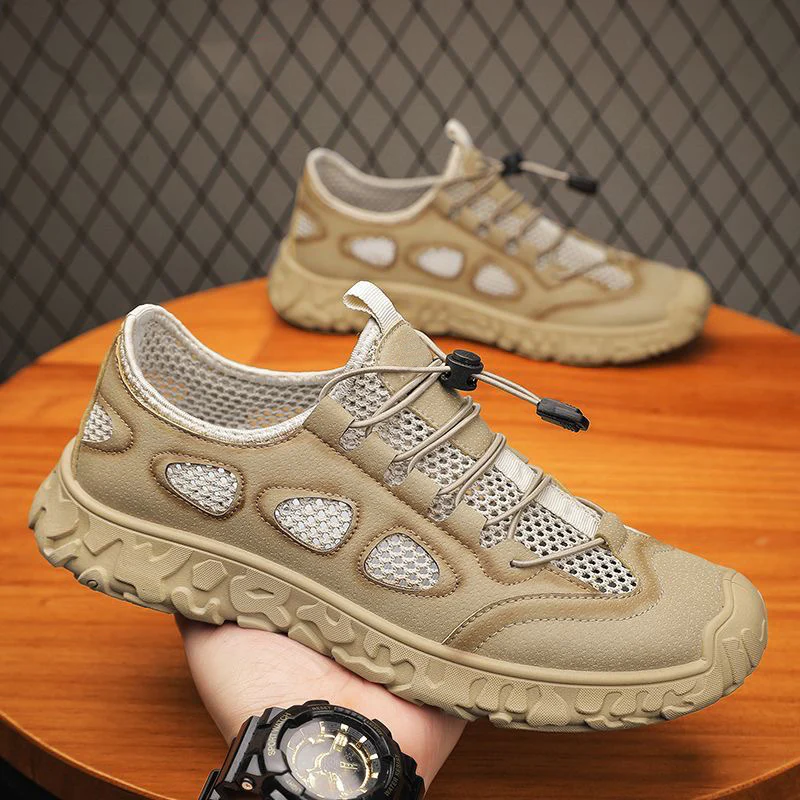 Damen Bungee-Sneaker mit atmungsaktivem Mesh-Obermaterial und rutschfester Sohle Heidi Mode - Image 7
