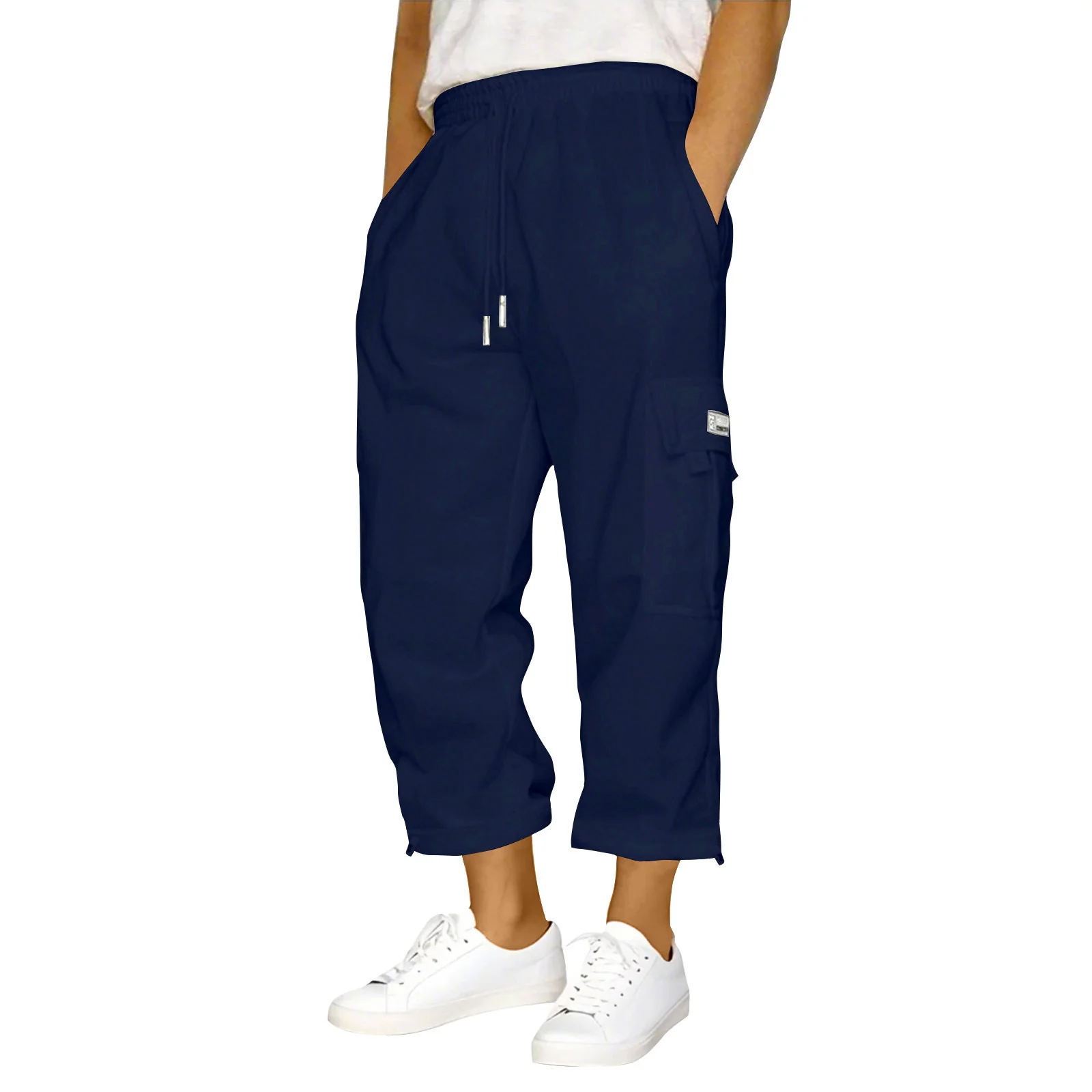 Damen Cargo-Hose mit elastischem Bund und praktischen Seitentaschen Heidi-Mode - Image 12