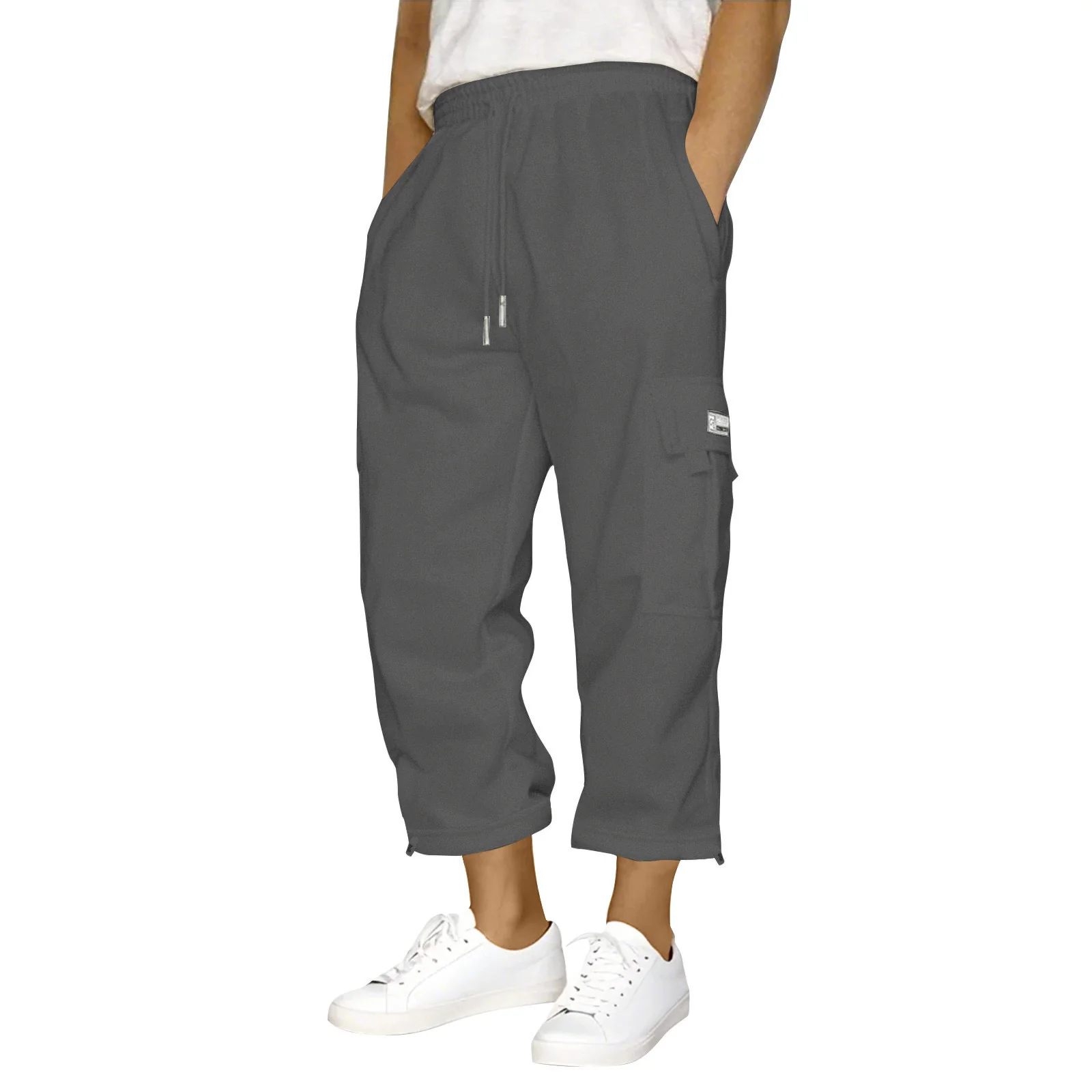 Damen Cargo-Hose mit elastischem Bund und praktischen Seitentaschen Heidi-Mode - Image 9