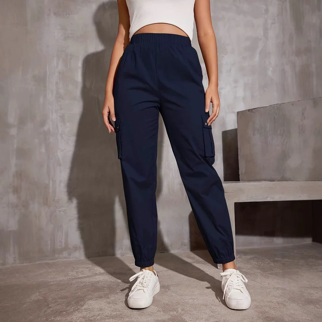 Damen Cargo-Hose mit Ergonomischem Schnitt und Praktischen Taschen Heidi-Mode - Image 3