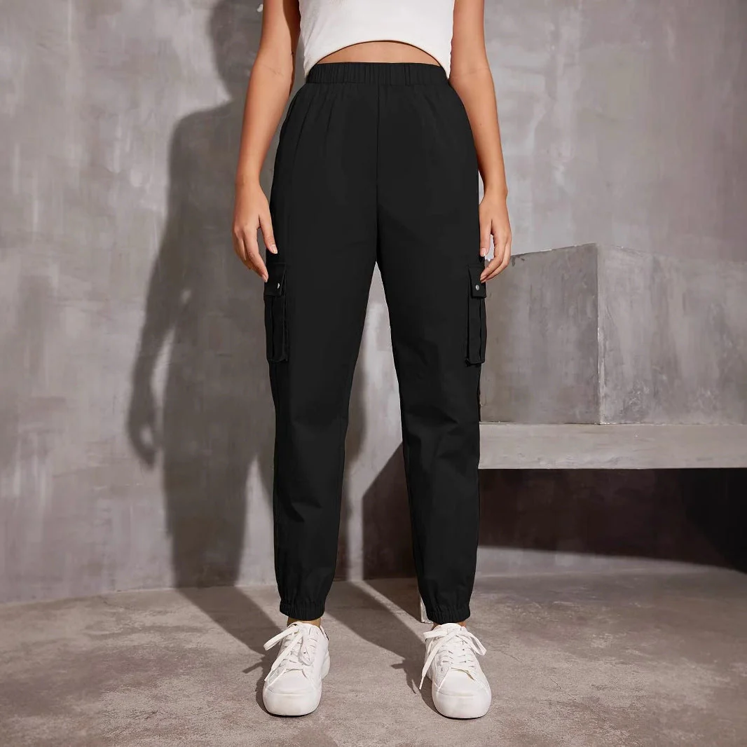 Damen Cargo-Hose mit Ergonomischem Schnitt und Praktischen Taschen Heidi-Mode - Image 4