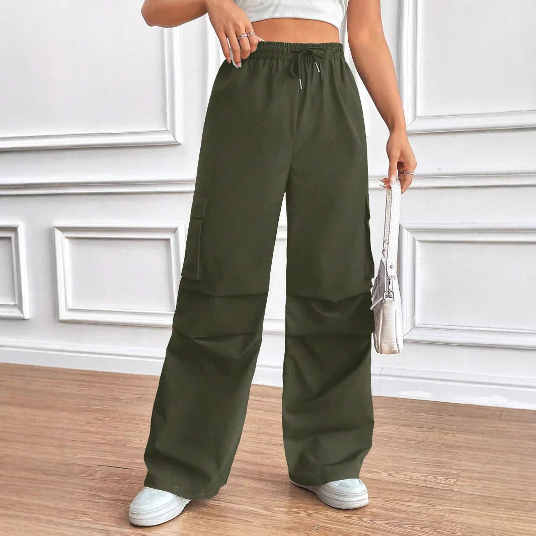 Damen Cargo-Hose mit Hochmodernem Schnitt und Praktischen Taschen Heidi-Mode - Image 4