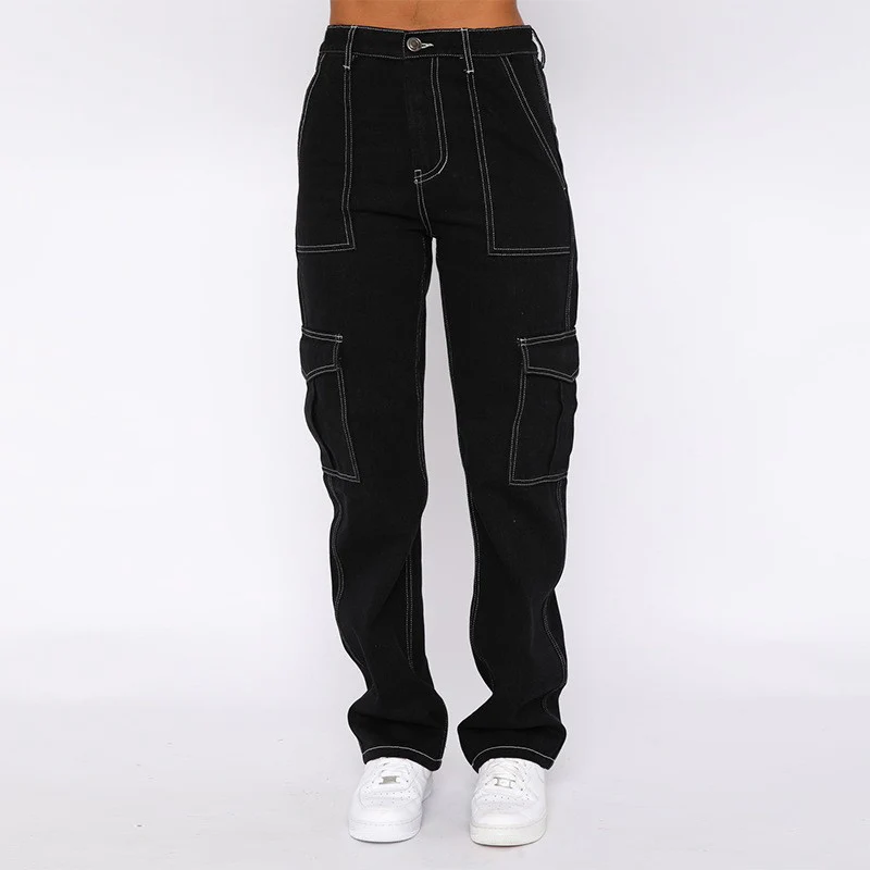 Damen Cargo-Hose mit weitem Bein Heidi-Mode - Image 3