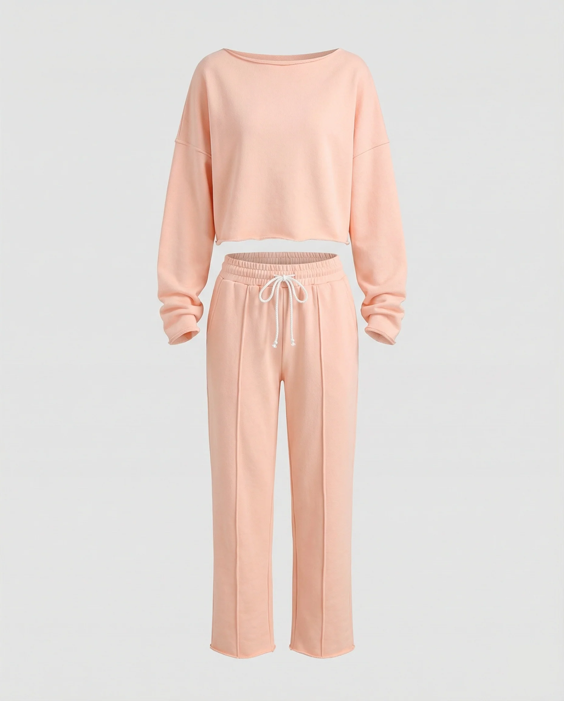 Damen Casual Sweatshirt und weit geschnittene Hose Set Heidi-Mode - Image 4