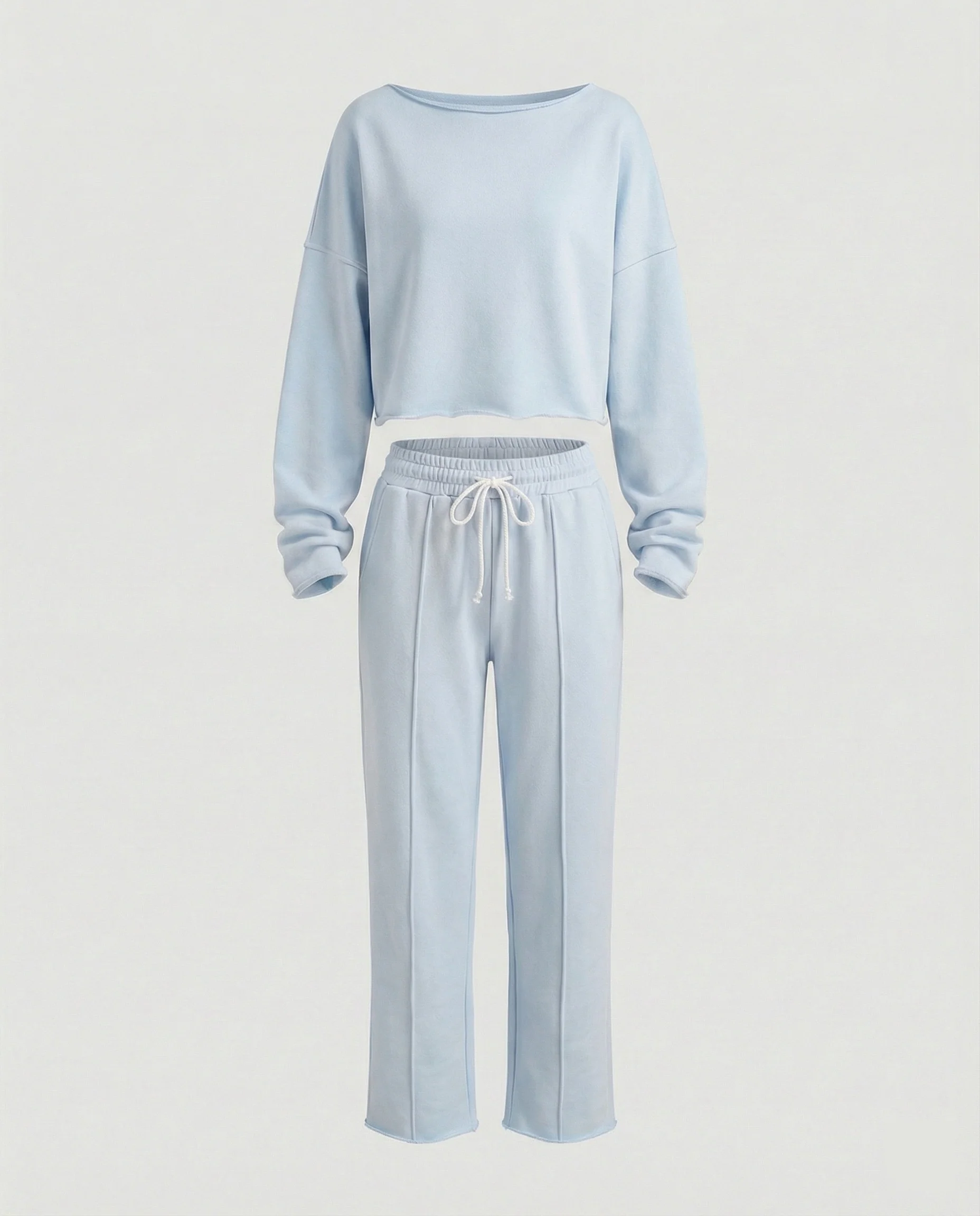 Damen Casual Sweatshirt und weit geschnittene Hose Set Heidi-Mode - Image 5