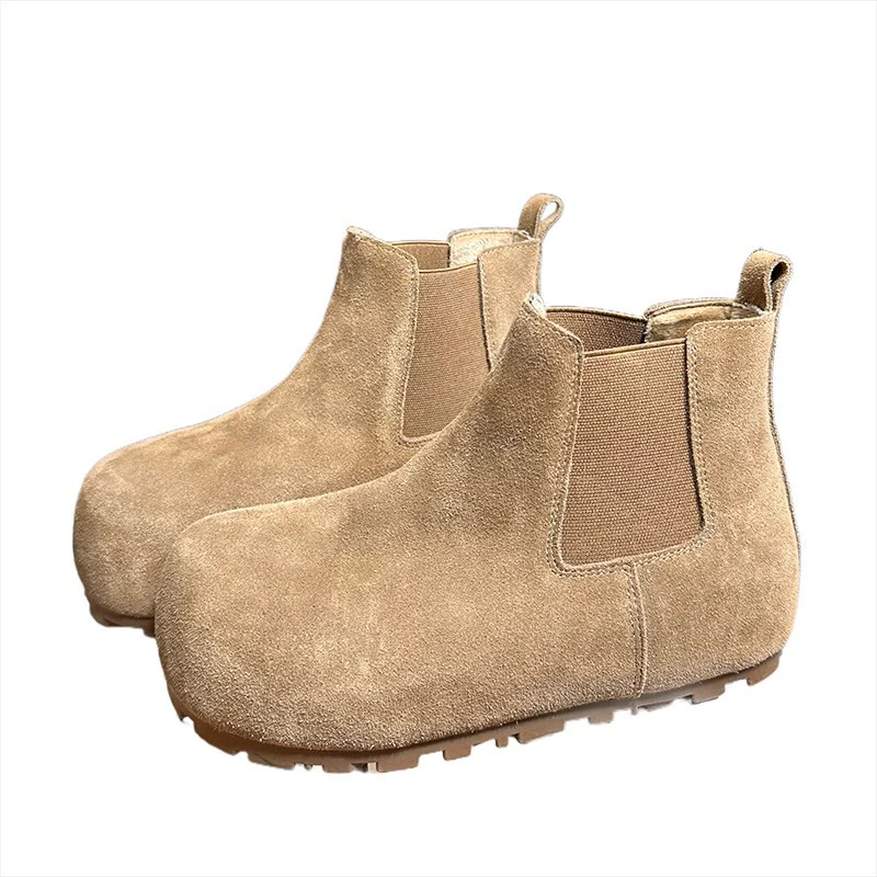 Damen Chelsea Boots mit komfortablem Gummizug und weichem Wildleder Heidi Mode - Image 5