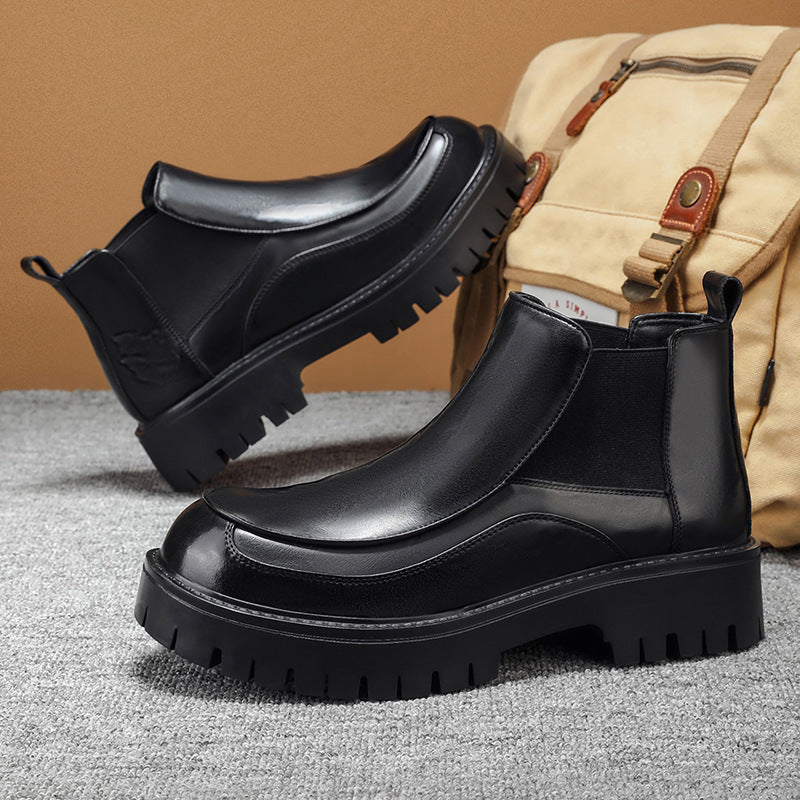 Damen Chelsea Boots mit robustem Profil und elastischen Einsätzen Heidi Mode - Image 4