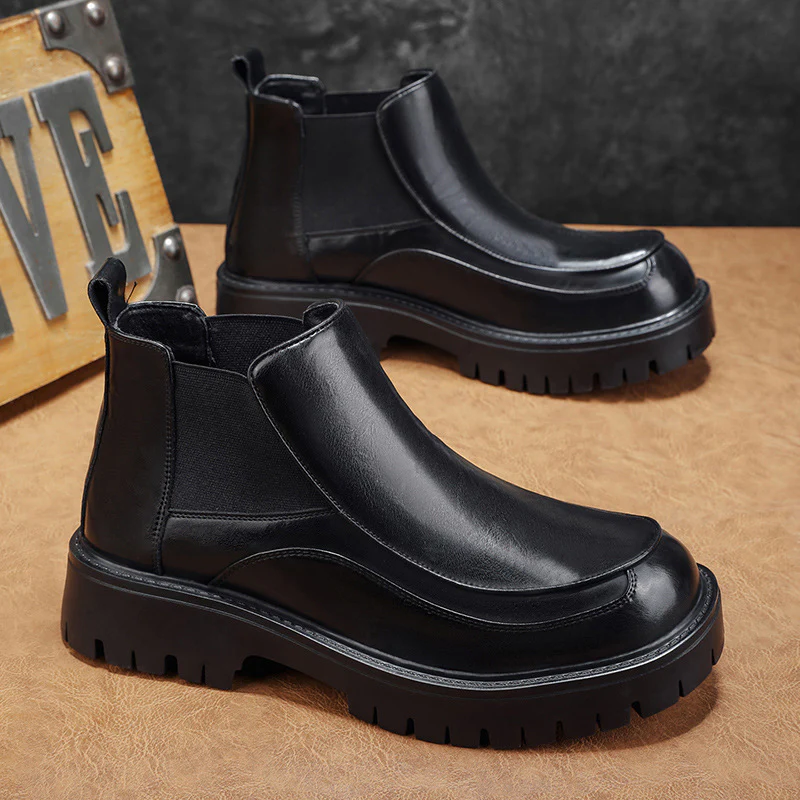Damen Chelsea Boots mit robustem Profil und elastischen Einsätzen Heidi Mode - Image 6