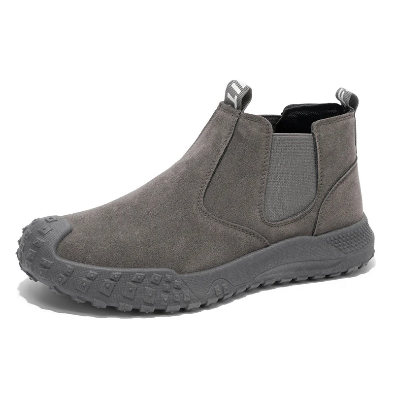 Damen Chelsea Stiefel aus hochwertigem Wildleder mit wasserdichter Sohle und rutschfestem Profil Heidi Mode - Image 5
