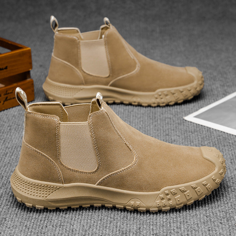 Damen Chelsea Stiefel aus hochwertigem Wildleder mit wasserdichter Sohle und rutschfestem Profil Heidi Mode - Image 6