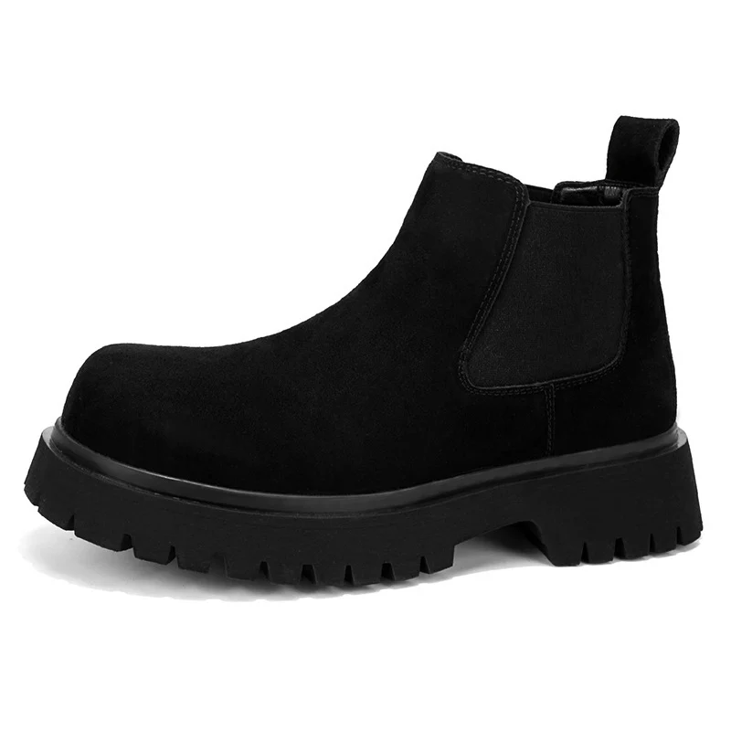 Damen Chelsea-Stiefel mit rutschfester Profilsohle und robustem Obermaterial Heidi Mode - Image 5