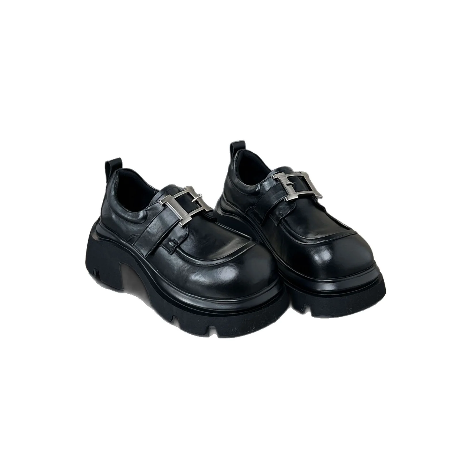 Damen Chunky Clogs mit modischer Schnallenverzierung und rutschfester Sohle Heidi Mode - Image 5