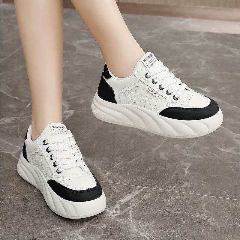 Damen Chunky Fashion Sneakers mit atmungsaktivem Mesh und dämpfender Sohle Heidi Mode - Image 3