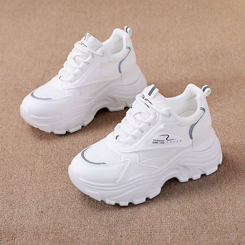 Damen Chunky Fashion Sneakers mit atmungsaktiven Mesh-Einsätzen und rutschfester Sohle Heidi Mode - Image 2