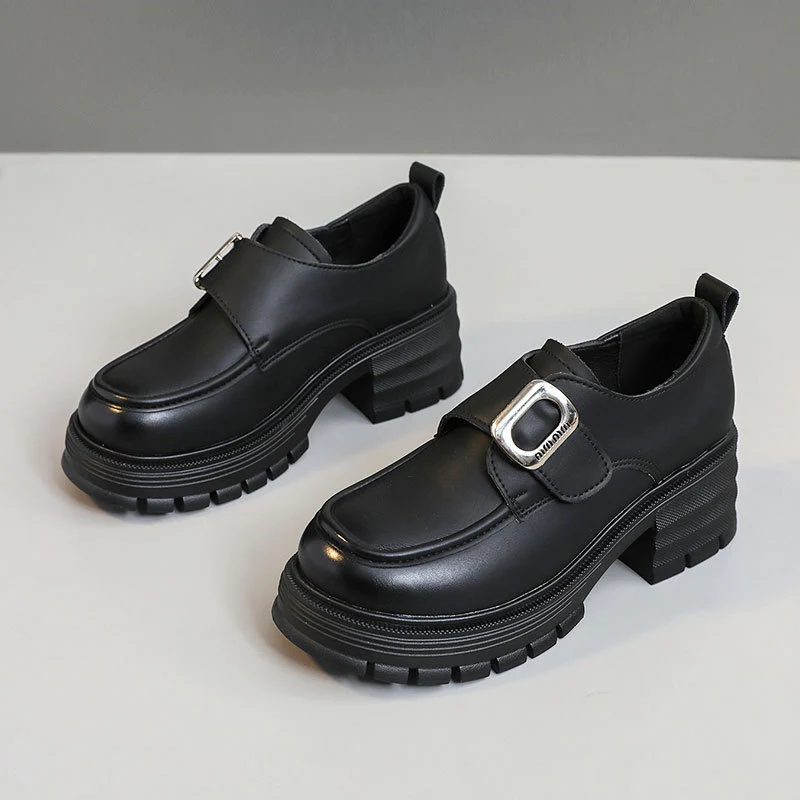 Damen Chunky Loafers mit modischem Schnallen-Design Heidi Mode - Image 6