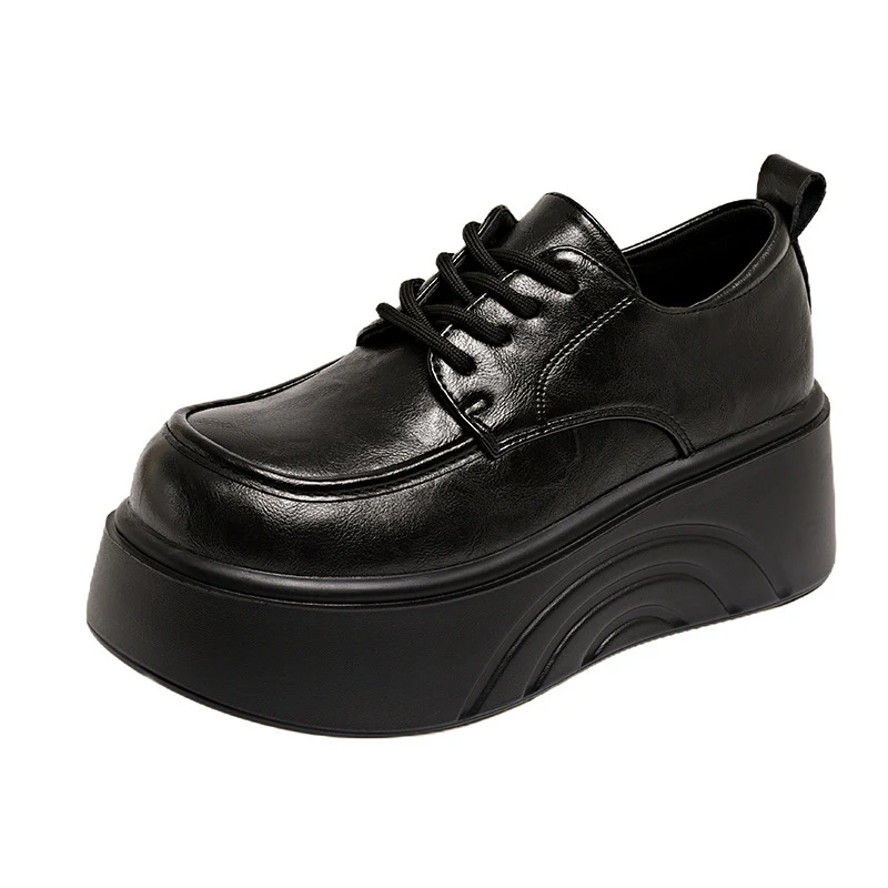 Damen Chunky Plateau Sneakers mit modischem Kunstleder-Obermaterial Heidi Mode - Image 6