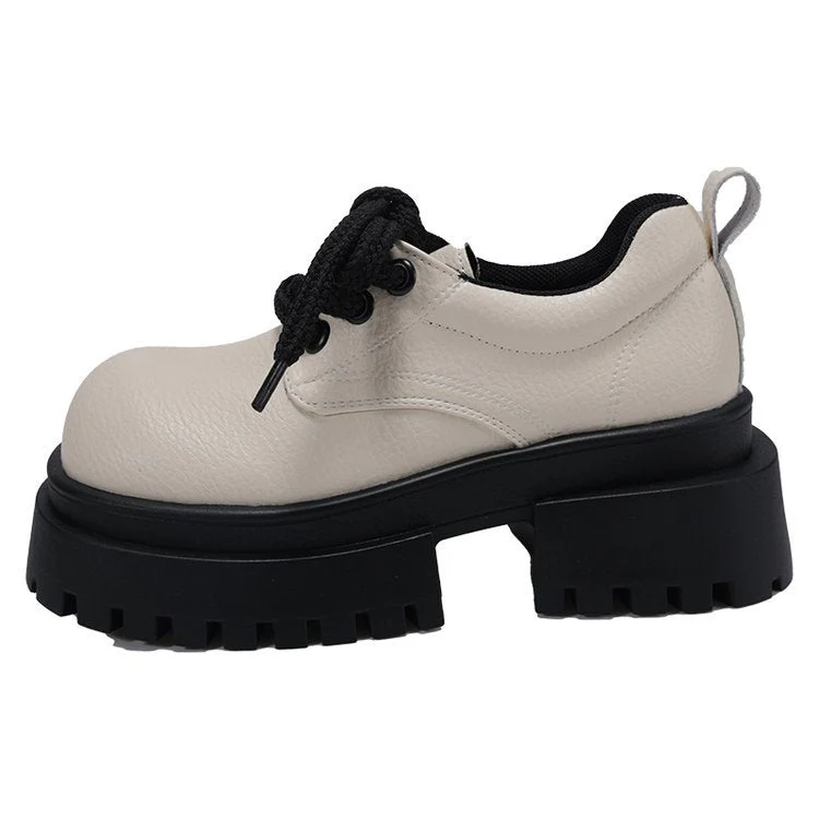 Damen Chunky Schnürschuhe mit Dickem Profil und Modernem Design Heidi-Mode - Image 5