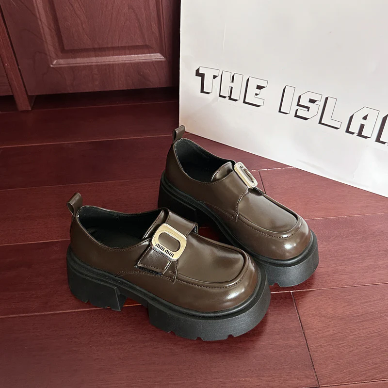 Damen Chunky Schnürschuhe mit modischer Schnallen-Applikation Heidi Mode - Image 7