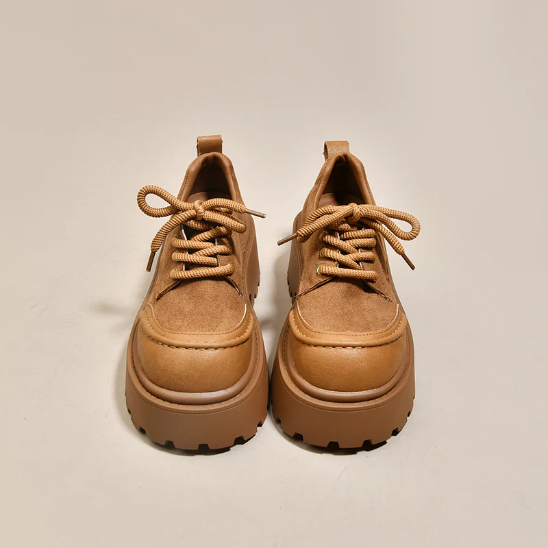 Damen Chunky Schnürschuhe mit robustem Plateau von Heidi Mode - Image 3