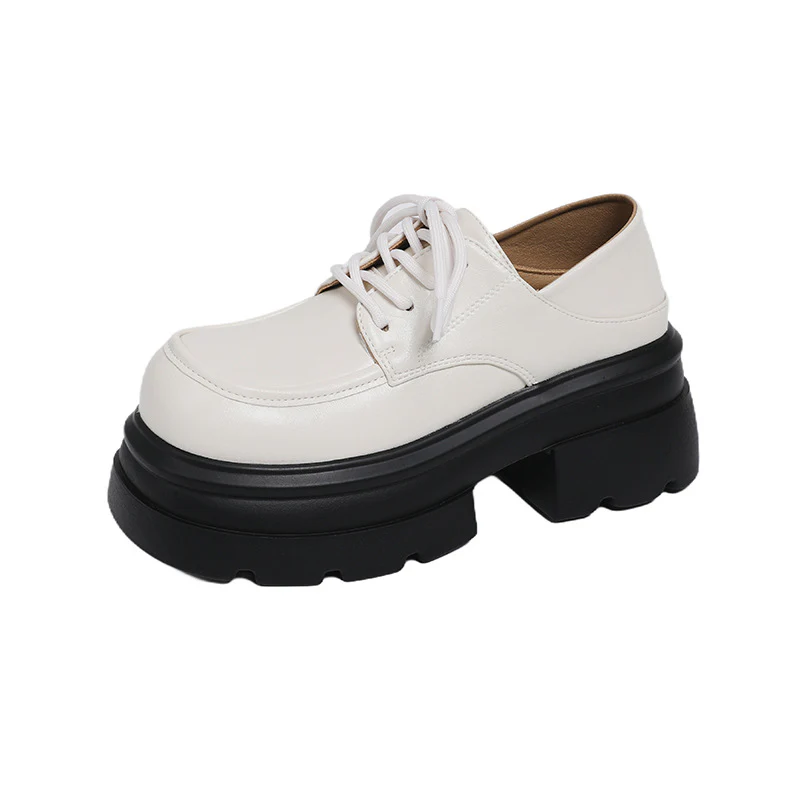 Damen Chunky Schnürschuhe mit robuster Plattform und stylishen Akzenten Heidi Mode - Image 6