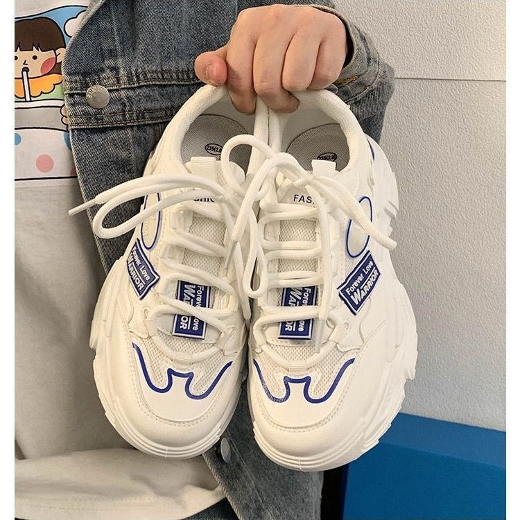 Damen Chunky-Sneaker mit atmungsaktivem Obermaterial und rutschfester Sohle Heidi Mode - Image 2